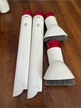 Shark White and Red Vacuum Attachment Tool Set